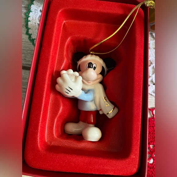 Lenox Disney 2022 “Mickey Snow Games” Christmas Ornament - Picture 7 of 8